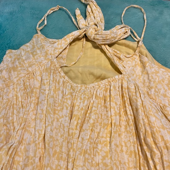 American Eagle Outfitters Yellow Floral Mini Dress - Picture 5 of 5
